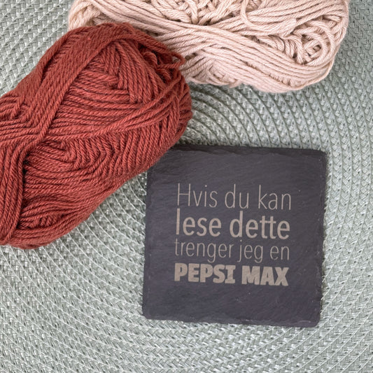 Pepsi Max - Drikkebrikke i skifer